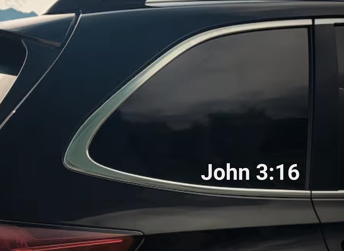 Choose Your Bible Verse Decal | Christian Sticker for Cars, Trucks ...