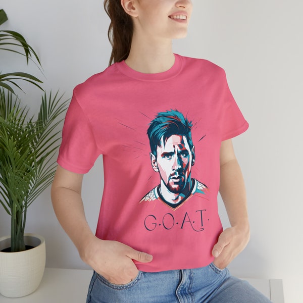 GOAT for Messi Fans Short Sleeve Tee