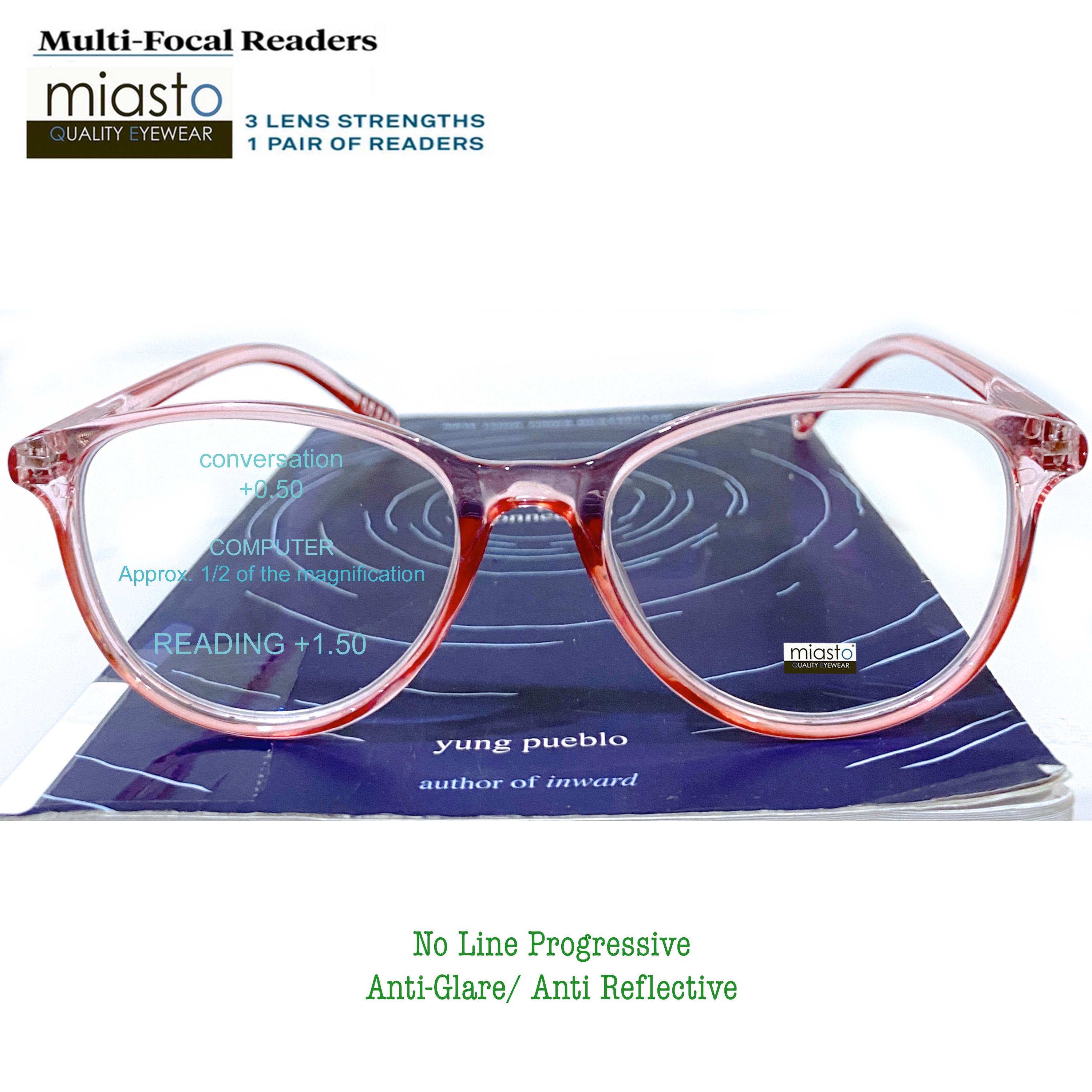 Buy Multi-focal (no Line) Computer Reading Glasses: Anti  display picture 1