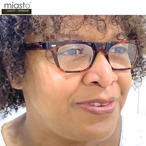 Occhiali da lettura rettangolari Flat Top Nerd +1,00+1,25+1,50+1