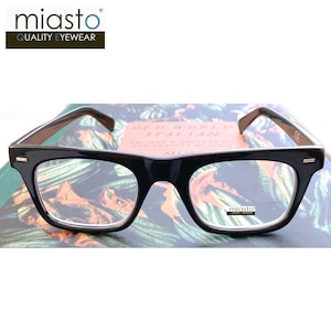 Flat Top Nerd Rectangular Reading Glasses +1.00+1.25+1.50+1.75+2.00+2.25+2.50+2.75+3.00+3.50 Optical Quality (Medium Fit) Made to Order