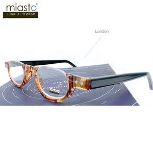 Occhiali da lettura ovali senza montatura con montatura mezza luna di qualità ottica Rx +1,00+1,25+1,50+1,75+2,00+2,25+2,50+2,75+3,00 (vestibilità piccola) realizzati su ordinazione immagine 9