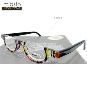 Occhiali da lettura ovali senza montatura con montatura mezza luna di qualità ottica Rx +1,00+1,25+1,50+1,75+2,00+2,25+2,50+2,75+3,00 (vestibilità piccola) realizzati su ordinazione Finland
