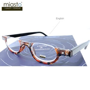 Occhiali da lettura ovali senza montatura con montatura mezza luna di qualità ottica Rx +1,00+1,25+1,50+1,75+2,00+2,25+2,50+2,75+3,00 (vestibilità piccola) realizzati su ordinazione immagine 5