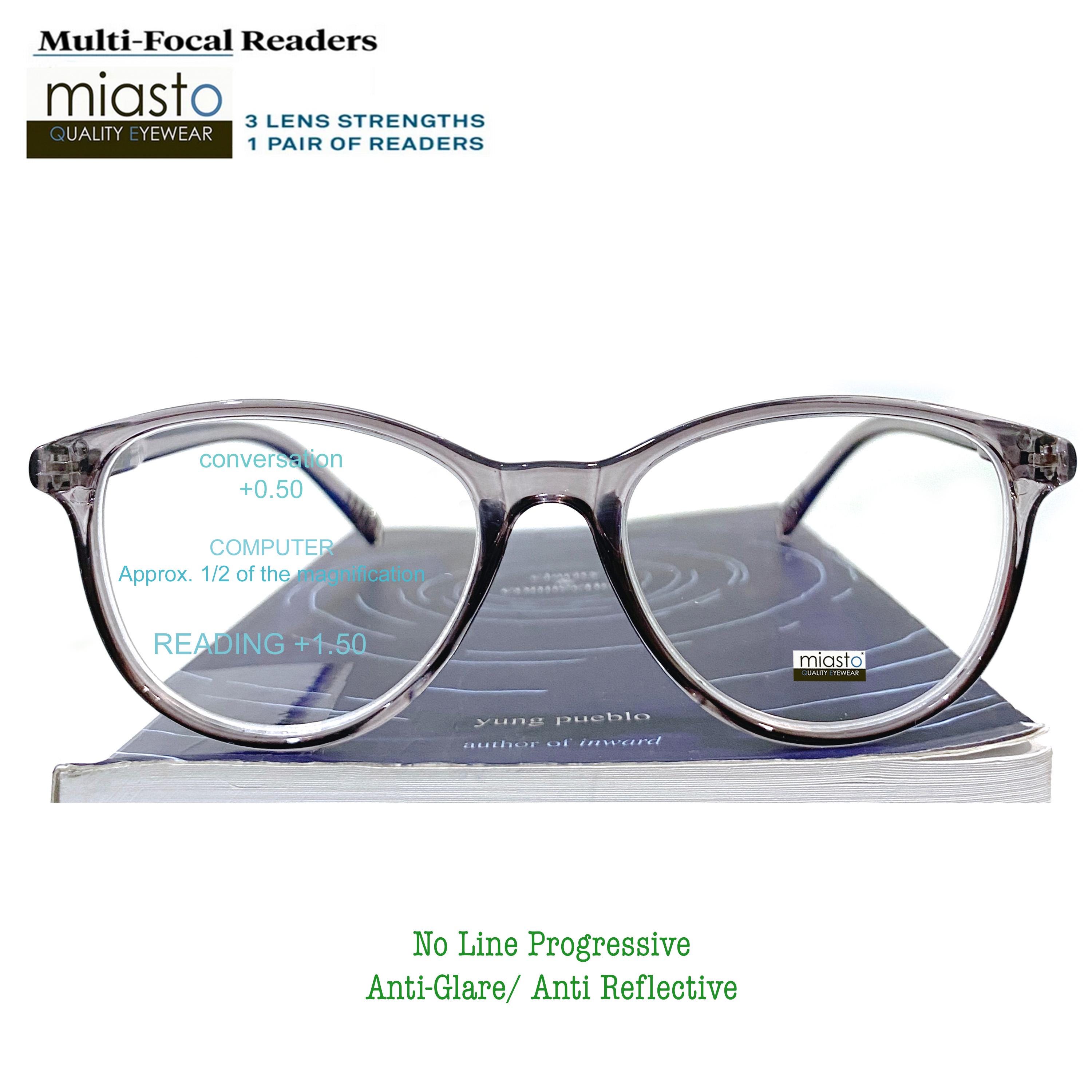 Buy Multi-focal (no Line) Computer Reading Glasses: Anti 