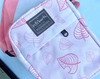 ACNH Pink Canvas Side Bag