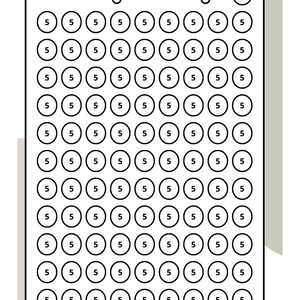 5 Pounds saving challenge, Low Budget Saving, Printable