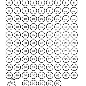 Holiday Saving Challenge, Printable