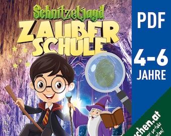 Zauberlehrling/Hexen Schatzsuche Kindergeburtstag, Schnitzeljagd Kinder, Kinder beschäftigen, Kinderbeschäftigung, Partyspiele, Spiele ab 5