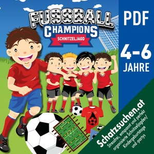 Football scavenger hunt for children&#39;s birthday, make a football stadium, football game treasure hunt for children, football party birthday for football fans