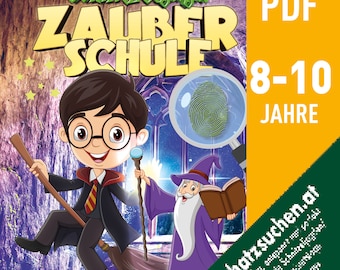 Zauberlehrling/Hexen Schatzsuche Schnitzeljagd 10 Jahre - kreativ geplante Kindergeburtstag-Spiele Ideen mit Kindern