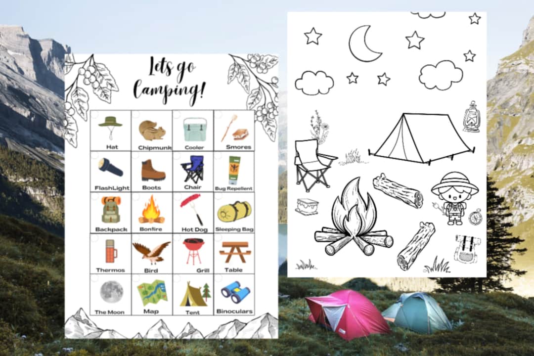 Camping Scavenger Hunt for Kids | Camping Activity for Children ...