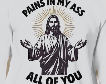 Camiseta gráfica divertida de Jesús: regalo con humor sarcástico