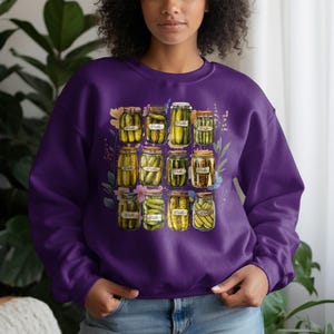 Gurke Glas T-Shirt, süßes Lebensmittel Shirt, schrulliges T-Shirt, Feinschmecker Geschenk, Sommer T-Shirt, lustiges Feinschmecker T-Shirt, Geschenk für Gurkenliebhaber, Gurke Kunst T-Shirt