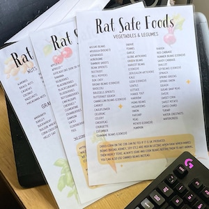 Rattensichere Lebensmittelliste