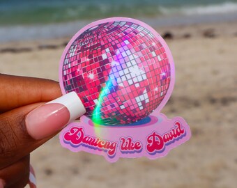 Dancing Like David Sticker | Christian Girl Sticker | Faith Sticker