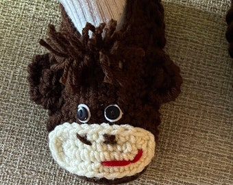 Crochet Monkey Slippers