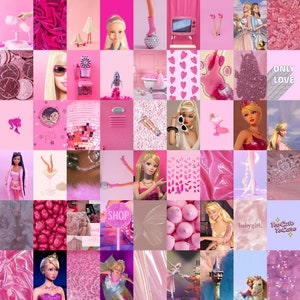 66 PCS Barb Doll Aesthetic Collage Kit Pink Prencess Vibe - Etsy