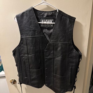 Leather vest - Large