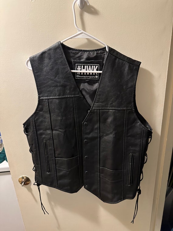 Leather Vest - Large - Etsy