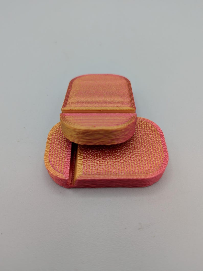 Minimalist Trading and Sport Card Display Stand Fire (Red Yellow)
