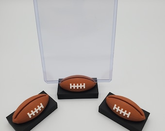 Football Card Toploader Stand: Sports Card Display