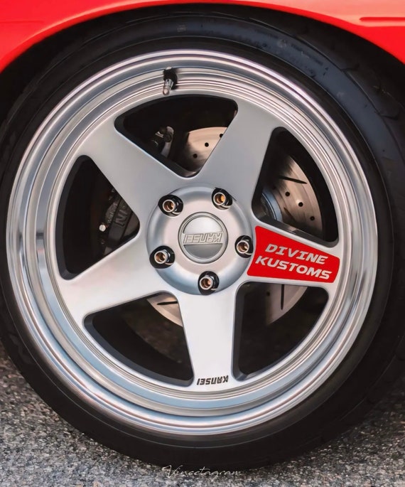 Customized Kansei KNP , ESR CR5 Wheel Spoke Decal - Etsy