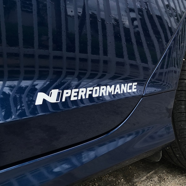 N Line Performance Door Side Sticker Decal For | Hyundai Tucson Kona Sonata Veloster Elantra |