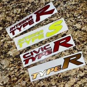Type R / Type S Side Decal (DC5 EK9 FK8 FL5)