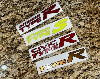 Type R / Type S Side Decal (DC5 EK9 FK8 FL5)