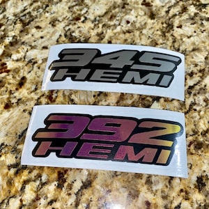 345 / 392 Fender Emblem Decals OEM Style