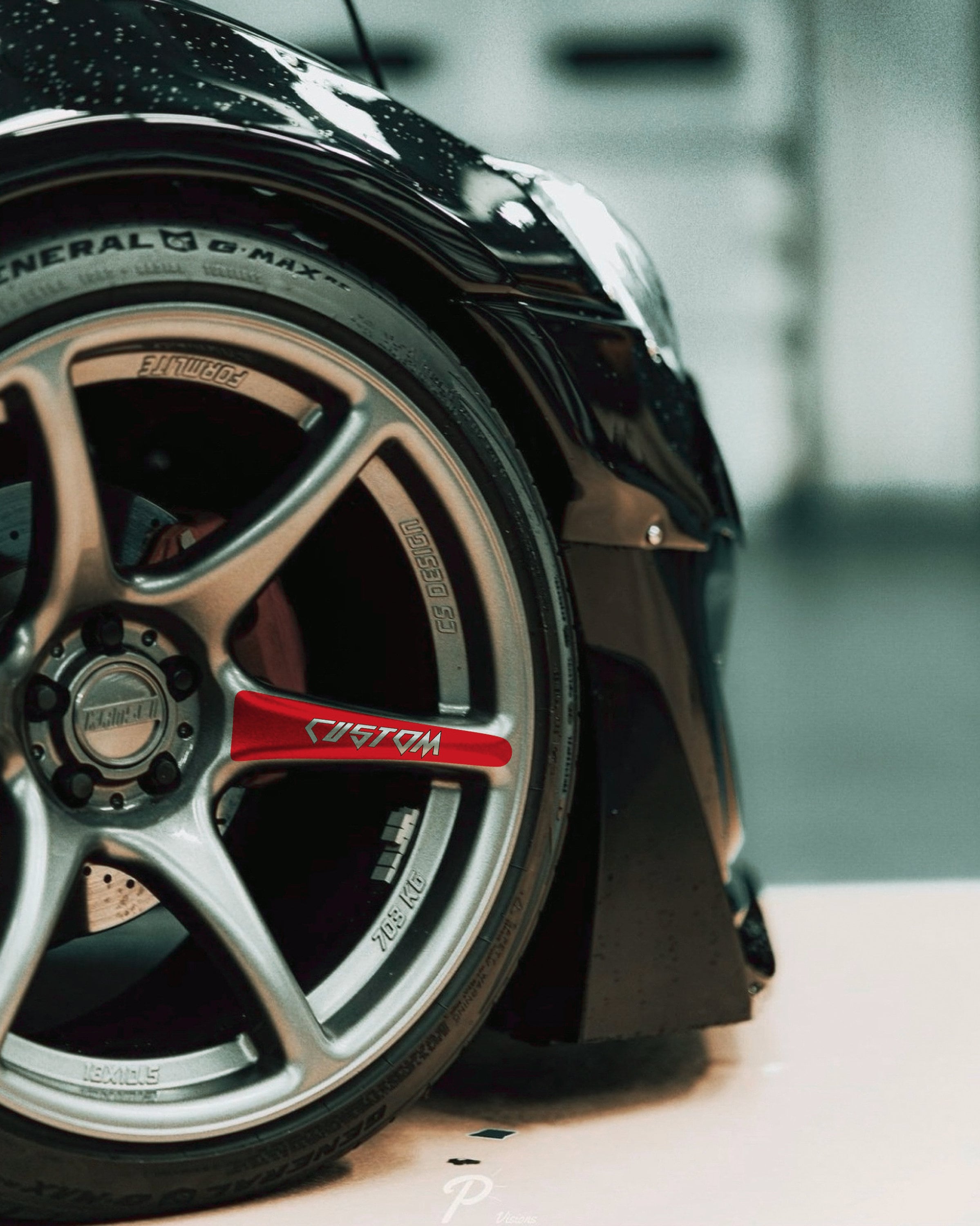 Customized Kansei Tandem Wheel Spoke Decal - Etsy