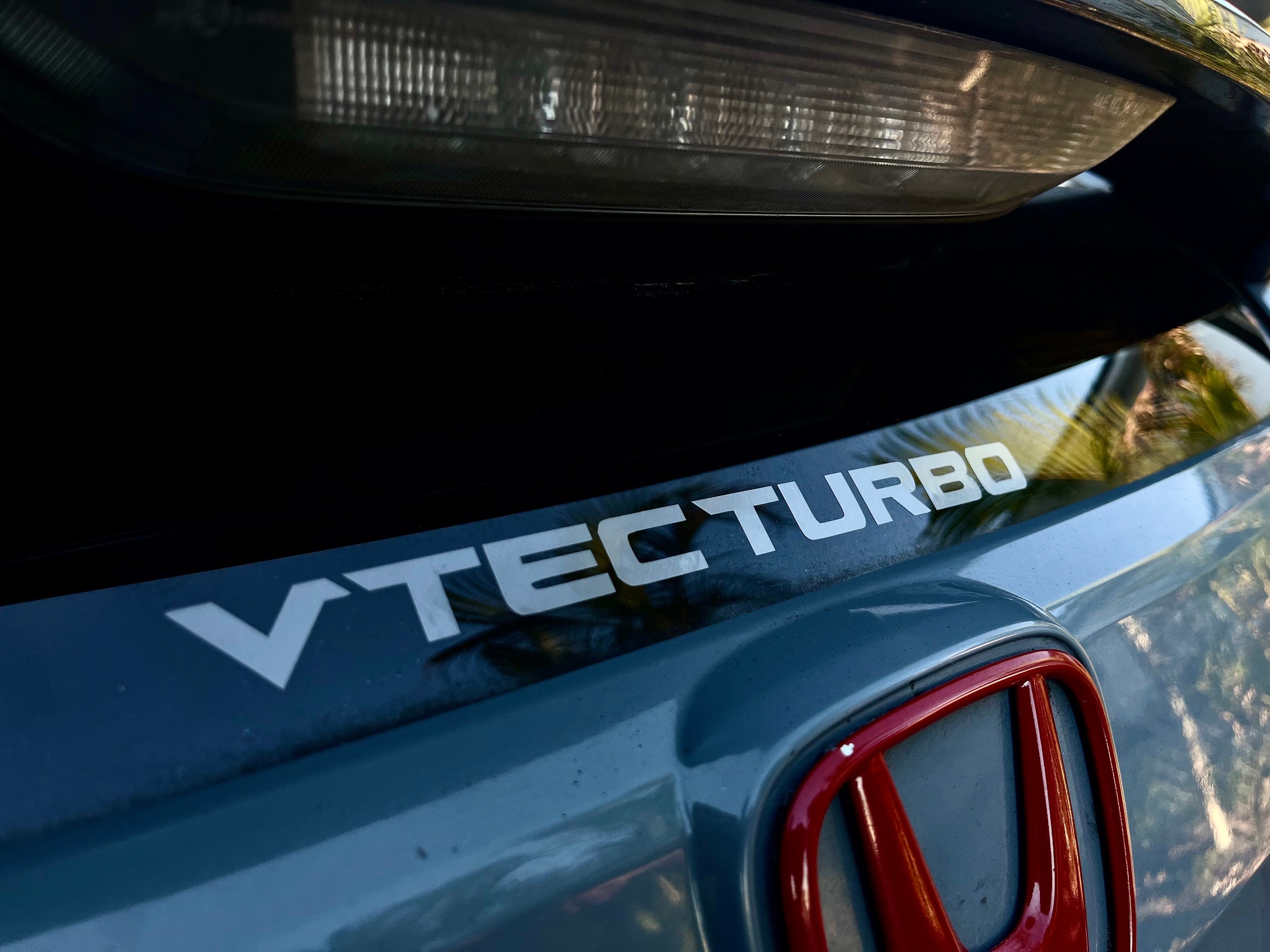 Vtec Rear Wing FK8 FL5 CTR VTEC TURBO Rear Windshield Decal - Etsy