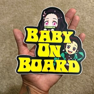 Anime car stickers, waterproof, weatherproof, car peekers, water bottle stickers, laptop stickers, car stickers.