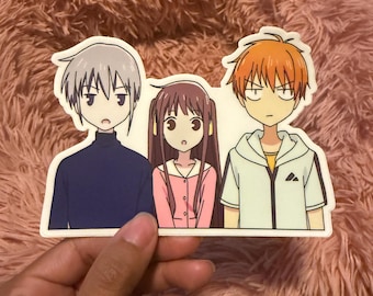 Anime car sticker, fruit basket anime