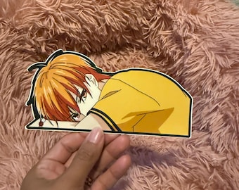 Anime car sticker, fruit basket anime, kyo