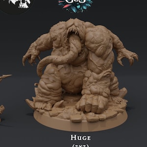 Giant Ghoul - Overhead Studios - Medium/Large/Huge Monstrosity - DnD | Pathfinder | TTRPG - 3D Resin Print