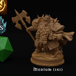Steward of Frosthold - Witchguild Miniatures - Medium/Large/Gargantuan Figurine or 100mm Bust - DND | Pathfinder | TTRPG - 3D Resin Print