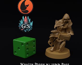 Monk - Crab Miniatures - 3d Resin prints for Grimdark Skirmish Games