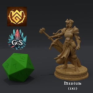 Duskgate Champion - Witchguild Miniatures - Medium/Large/Gargantuan Figurine or 100mm Bust - DnD | Pathfinder | TTRPG - 3D Resin Print