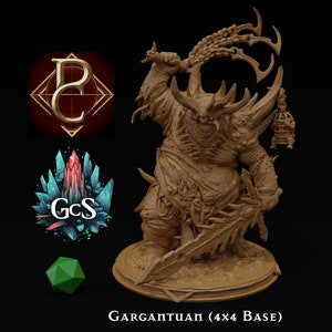 Necrosis Avatar, Corrupted Version - Parasite Collectibles - Huge/Gargantuan Demon - DnD | Pathfinder | AoS | TTRPG - 3D Resin Print