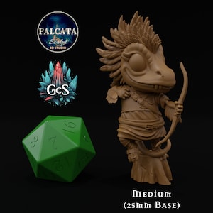 Archaeopteryx Ranger - Falcata3D - Chibi Dino Hero - DnD | Pathfinder | TTRPG - 3D Resin Print