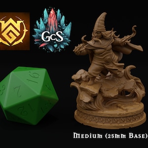 Elemental Conjurer - Witchguild Miniatures - Medium/Large/Gargantuan Figurine or 100mm Bust - DND | Pathfinder | TTRPG - 3D Resin Print