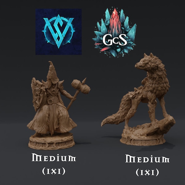 Lyks, Hades' Howl - Witchsong Miniatures - Medium/Large Creature (90mm tall)/100mm Bust - DnD | Pathfinder | TTRPG - 3D Resin Print