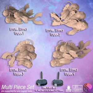 Astral Guppies - Sync Ratio Studios - Set of 6 Small Flying Creatures - DnD | Pathfinder | TTRPG - 3D Resin print