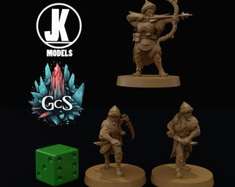Trench Hassassins - JK Remo - 3d Resin print for Grimdark Skirmish Games