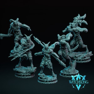 Grovewarden Soldiers - Witchsong Miniatures - Medium Creatures - DnD | Pathfinder | TTRPG