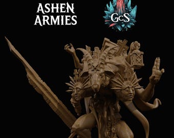 Blasphemous Warden - Ashen Armies - 3d Resin print for Grimdark Skirmish Games