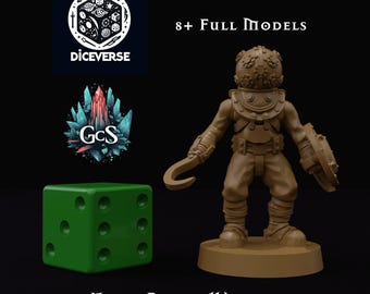 Nautical Reaver Wretched Modular Set - Diceverse - 3d Resin print for Grimdark Skirmish Games
