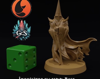 Inquisitor - Crab Miniatures - 3d Resin prints for Grimdark Skirmish Games